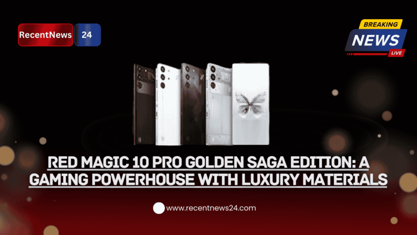 Red Magic 10 Pro Golden Saga Edition: A Gaming Powerhouse with Luxury Materials