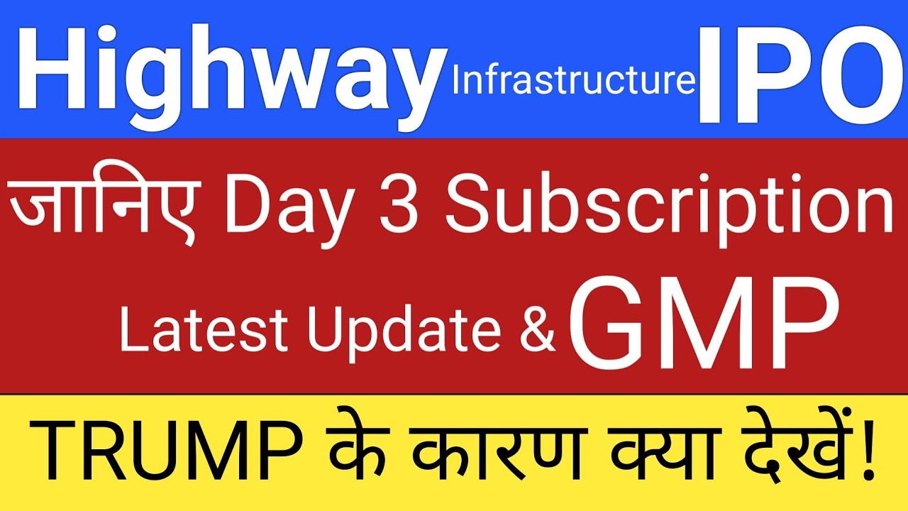 Highway Infrastructure IPO: Subscription, GMP & Stock Market Analysis