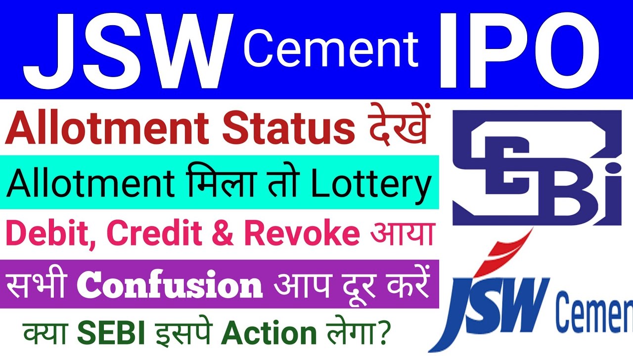 JSW Cement & All Time Plastics IPO: Allotment, GMP Today & Stock Market Talk