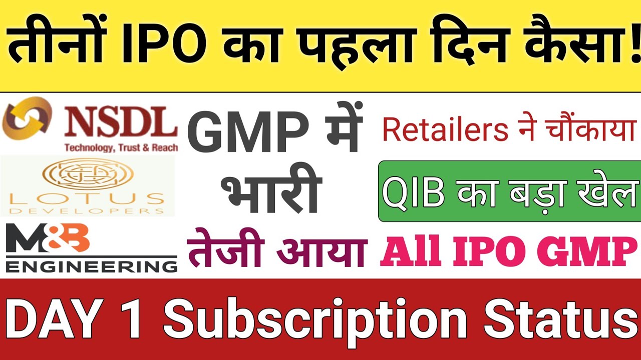 Upcoming IPOs July 2025: NSDL, Sri Lotus Developers, M&B Engineering & More